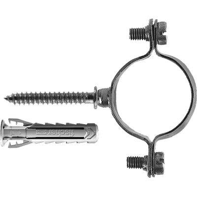 COLLARE TUBO CZV FISCHER ACCIAIO ZINC MM18/19 VITE+TASSELLO SX6 PL CF=PZ 10
