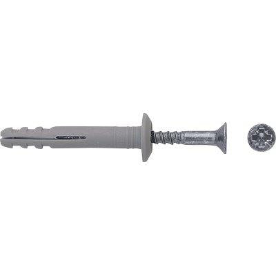 TASSELLO NYLON PROLUNGATO N-P FISCHER VITE A CHIODO N 6X40/7 P CF=PZ 100