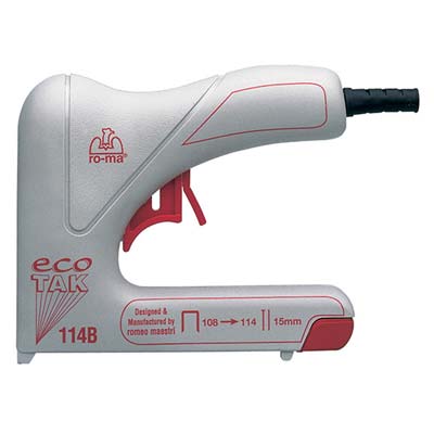 FISSATRICE ELETTRICA ECOTAK MOD.114B RO-MA X PUNTO AP 108-110-112-114-CHIODO M15-SPILLO W15