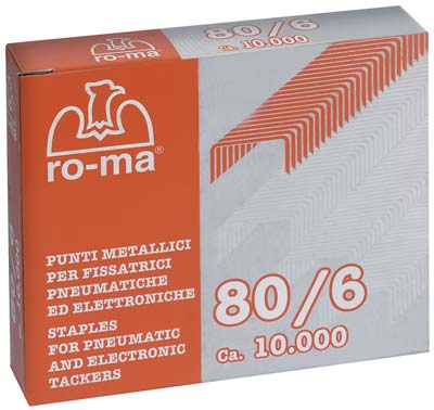 PUNTO 80 X FISSATRICE RO-MA 80/ 6 GALVA CF=PZ 10000 MM 11,5X6 Immagine principale del prodotto