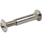 VITE GIUNZIONE MOBILI CANNOCCHIALE ACCIAIO NICHELATO MM 8 VITE M 6 MM 38/52