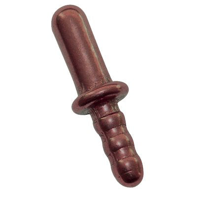 INCONTRO FERMAPORTA A PINZA A PIOMBARE MM 14X45 OTTONE BRONZATO