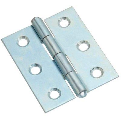 CERNIERA MEZZA LARGA 838 VALTOCE ACCIAIO ZINCATO PERNO FISSO  MM  57X43X1,4