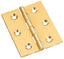 CERNIERA PIANA 4101 VALTOCE OTTONE FRESATO SATINATO PERNO FISSO MM 30X25X1,6