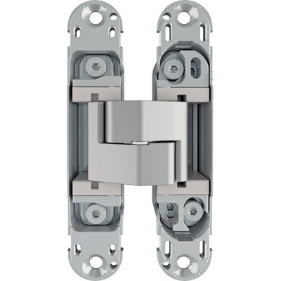 CERNIERE OVALI INVISIBILI ECLIPSE 3.2 AGB ACCIAIO NICHELATO MM 114X22,8 Immagine principale del prodotto