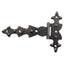 CERNIERA A BANDELLA PIANA F.BATTUTO NERO SFUMATO MM 95X140