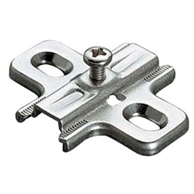 BASETTA CERNIERA INCASSO B2V3H SALICE ACC NICH H.MM 0 MM 37X32 Immagine principale del prodotto