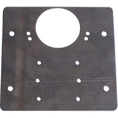PIASTRA RIPARAZIONE X CERNIERE INCASSO 645 MINUTEX ACCIAIO ZINCATO MM 90X90 SP. MM 1+FORO DIAM.MM 35 Immagine principale del prodotto