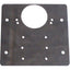 PIASTRA RIPARAZIONE X CERNIERE INCASSO 645 MINUTEX ACCIAIO ZINCATO MM 90X90 SP. MM 1+FORO DIAM.MM 35