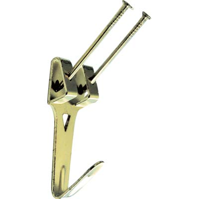 GANCIO QUADRO A X DOPPIO FERRO OTTONATO CF=PZ 5 N°3