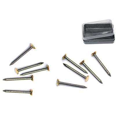 CHIODO TESTA OTTONE PRONTY ACCIAIO MM 30 CF=PZ 15