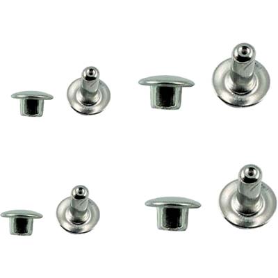 RIVETTO MASCHIO FEMMINA PRONTY ACCIAIO NICHELATO 033 CF=PZ 15