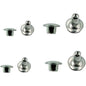 RIVETTO MASCHIO FEMMINA PRONTY ACCIAIO NICHELATO 033 CF=PZ 15