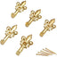 GANCIO QUADRO GIGLIO PRONTY FERRO ORO MM 33 CF=PZ 5
