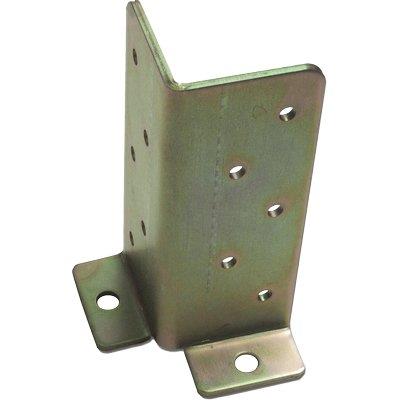 SUPPORTO GAZEBO QUADRO REGISTRABILE 951 ZINCATO GIALLO S.MM 4,0 MM 60X60X165