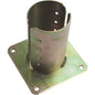 SUPPORTO GAZEBO TONDO A PAVIMENTO 957 ZINCATO GIALLO S.MM 4,0 MM 120