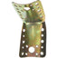 GIUNZIONE GAZEBO 90° TONDO 934 ZINCATA GIALLA PALO MM 80/100 S.MM 2,0 MM 65X85X85