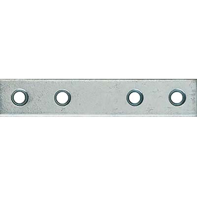 LASTRINA 4 FORI DRITTA ZINCATA S.MM 2,0 CF=PZ 100 CM 20X1,5 Immagine principale del prodotto