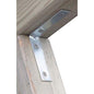 LASTRINA 4 FORI ANGOLARE ZINCATA S.MM 2,0 CF=PZ 100 CM 10X10X1,5
