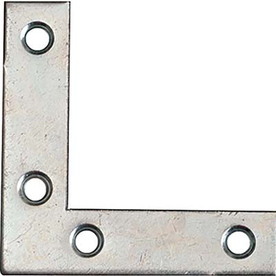 ANGOLARE RINFORZO ZINCATO S.MM 1,8 CF=PZ 100 MM 70X70X12 Immagine principale del prodotto
