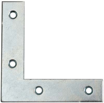 SQUADRETTA PESANTE ZINCATA S.MM 2 CM 16X16X1,8 CF=PZ 50 Immagine principale del prodotto