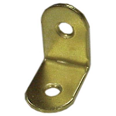 MENSOLINA REGGIPIANO A SQUADRA BORDO TONDO ACCIAIO OTTONATO MM 23,5X34 CF=PZ 100