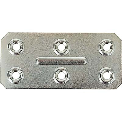 GIUNZIONE 6 FORI DRITTA ZINCATA S.MM 1,0 CF=PZ 100 CM 4X8,6 Immagine principale del prodotto