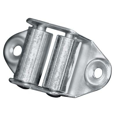 GUIDACINGHIA A RULLI FORI VERTICALI ZINCATO RULLI ACCIAIO H.MM 45 Immagine principale del prodotto
