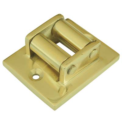GUIDACINGHIA A RULLI FORI VERTICALI COTTALI OTTONE LUCIDO MM 45X60