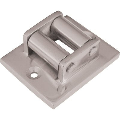 GUIDACINGHIA A RULLI FORI VERTICALI COTTALI OTTONE CROMO SATINATO MM 45X60 Immagine principale del prodotto