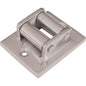 GUIDACINGHIA A RULLI FORI VERTICALI COTTALI OTTONE CROMO SATINATO MM 45X60