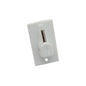 GANCIO BRIS BRIS BASE PLASTICA PRONTY RAMPINO METALLO MM 18X32 BIANCO CF=PZ 4