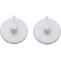 GANCIO BRIS BRIS TONDO METALLO PRONTY MM 25 BIANCO CF=PZ 2