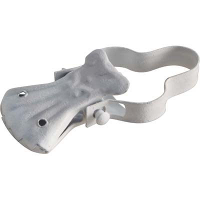 PINZA BAROCCO X ANELLO TENDA ACCIAIO BIANCO + ARCO Immagine principale del prodotto