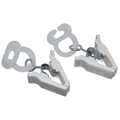 SCORREVOLE TENDA + PINZA GIREVOLE PLASTICA CF=PZ 100 Immagine principale del prodotto