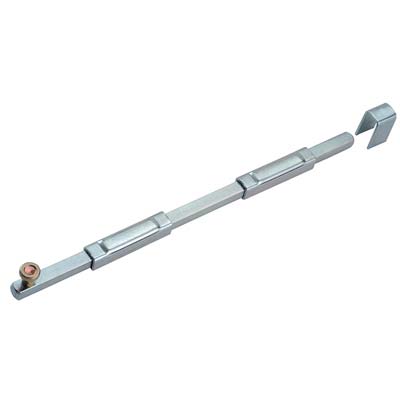 CATENACCIO A SALDARE VERTICALE 205 COMBI ZINCATO MM 10X10 H.MM 130