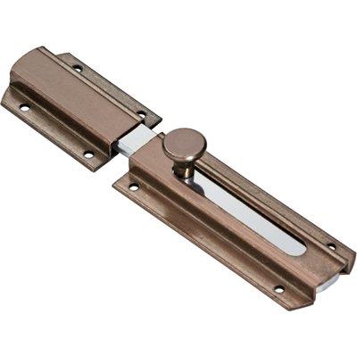 CATENACCIO TRAVERSO 805 COMUNELLO BRONZATO PIASTRA LARGA MM 39,5 MM 6X16 CM  8 Immagine principale del prodotto