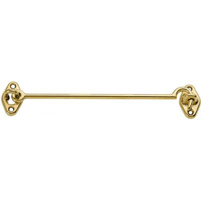 FERMAPERSIANE A GANCIO OTTONE LUCIDO + PIASTRINA MM 200 Immagine principale del prodotto