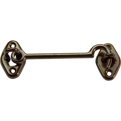 FERMAPERSIANE A GANCIO OTTONE BRONZATO + PIASTRINA MM  80 Immagine principale del prodotto