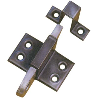 CRICCHETTO VASISTAS FINESTRA ACCIAIO BRUNITO MM 67X52 + INCONTRO Immagine principale del prodotto