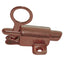 CRICCHETTO VASISTAS FINESTRA OTTONE BRONZATO MM 60X45 H.MM 45