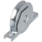 RUOTA CANCELLO A SALDARE GOLA V 427 COMBI ZINCATA SUPPORTO INTERNO + CUSCINETTO MM 100