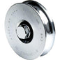 RUOTA CANCELLO A FISSARE GOLA TONDA 310 COMUNELLO ZINCATA + CUSCINETTO GOLA MM 16 MM  80