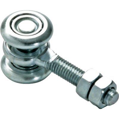 CARRELLO SCORREVOLE 2P COMUNELLO ZINCATO 2 RUOTE D.MM 24 + PERNO 8 MA Immagine principale del prodotto