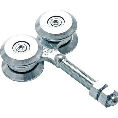 CARRELLO SCORREVOLE 4C COMUNELLO ZINCATO 4 RUOTE CON CUSCINETTO D.MM 44+PERNO 12 MA Immagine principale del prodotto