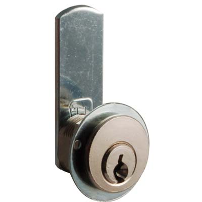 SERRATURA A CILINDRO LEVA DRITTA 21 MERONI OTTONE CROMATO F.MM 16 L.MM 16
