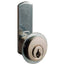 SERRATURA A CILINDRO LEVA DRITTA 21 MERONI OTTONE CROMATO F.MM 16 L.MM 16