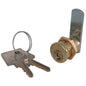 SERRATURA A CILINDRO LEVA DRITTA 21 MERONI OTTONE CROMATO F.MM 16 L.MM 20