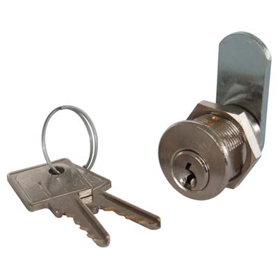 SERRATURA A CILINDRO LEVA DRITTA 22 MERONI OTTONE CROMATO F.MM 20 L.MM 20