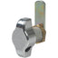 SERRATURA + POMO LUCCHETTABILE LEVA DRITTA 153 ACCIAIO CROMATO F.MM 18,6 L.MM 20